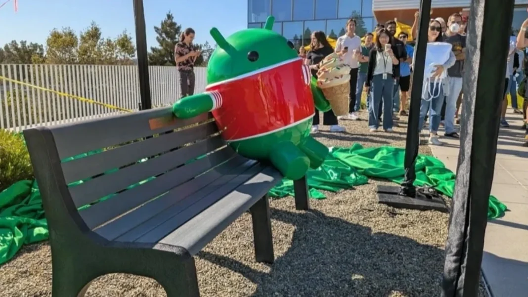 Google Unveils New Android 15 Statue: Vanilla Ice Cream is Back